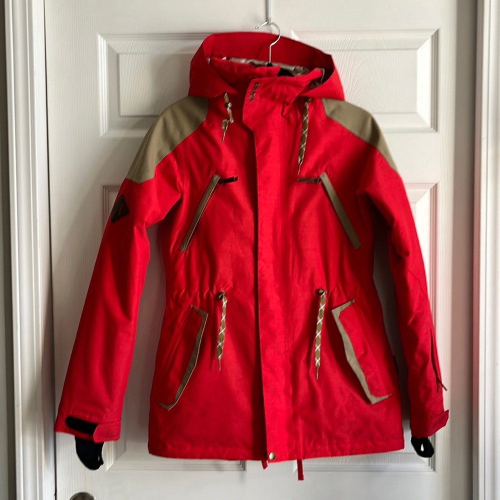 Armada Red & Gold Snow / Ski Jacket / SZ S